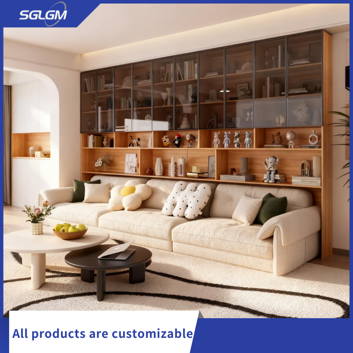 מדפי ספרים מובנים-